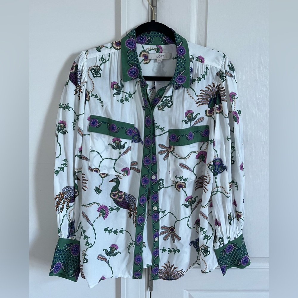 Long sleeve blouse